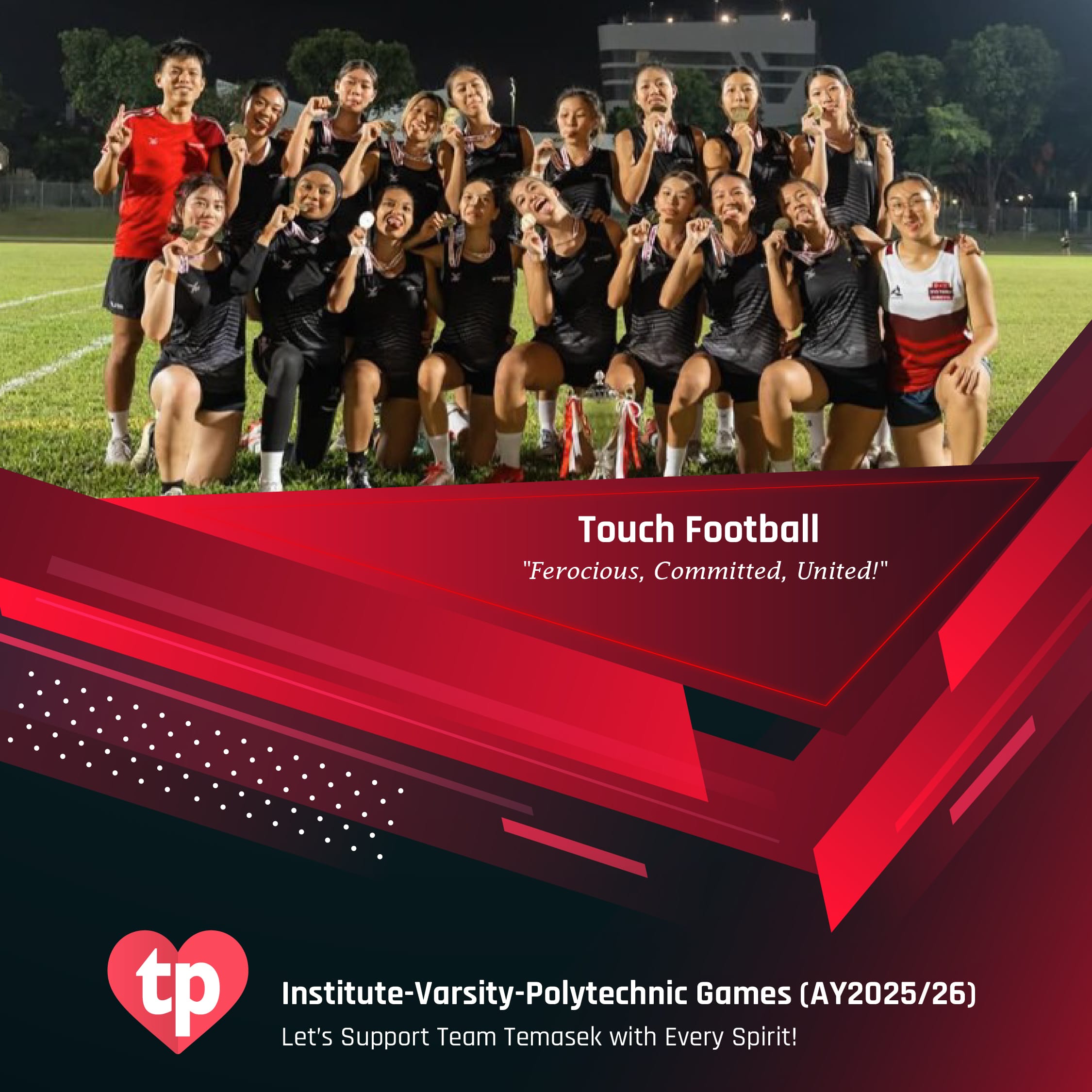 Image of TP Touch Football team for IVP Games